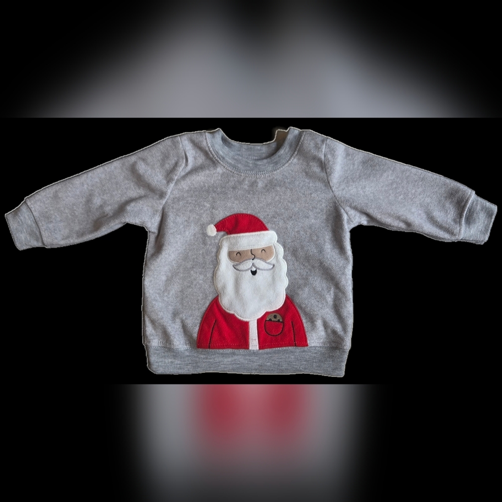 6 Month Santa Fleece Sweatshirt